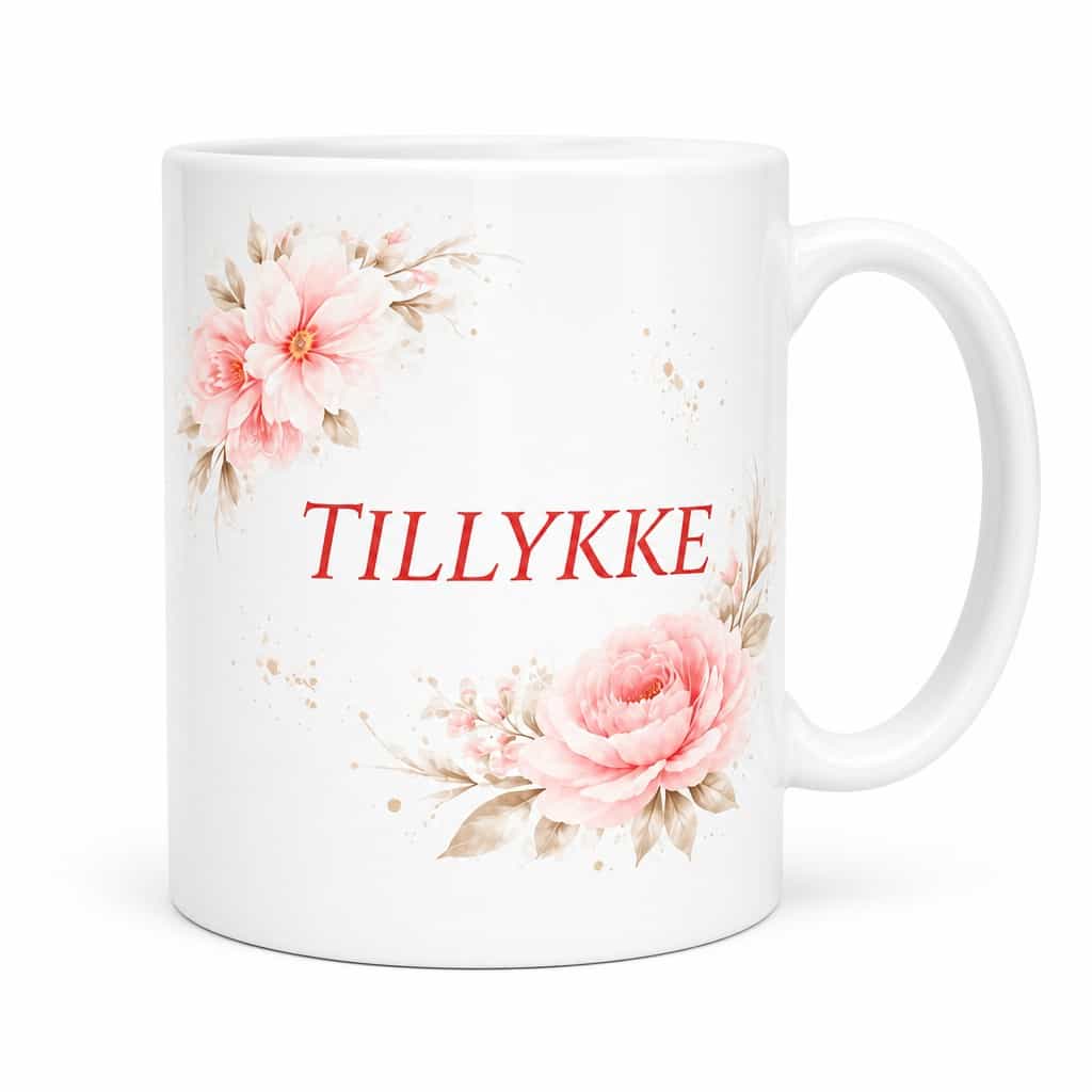 Sjovt krus Tillykke