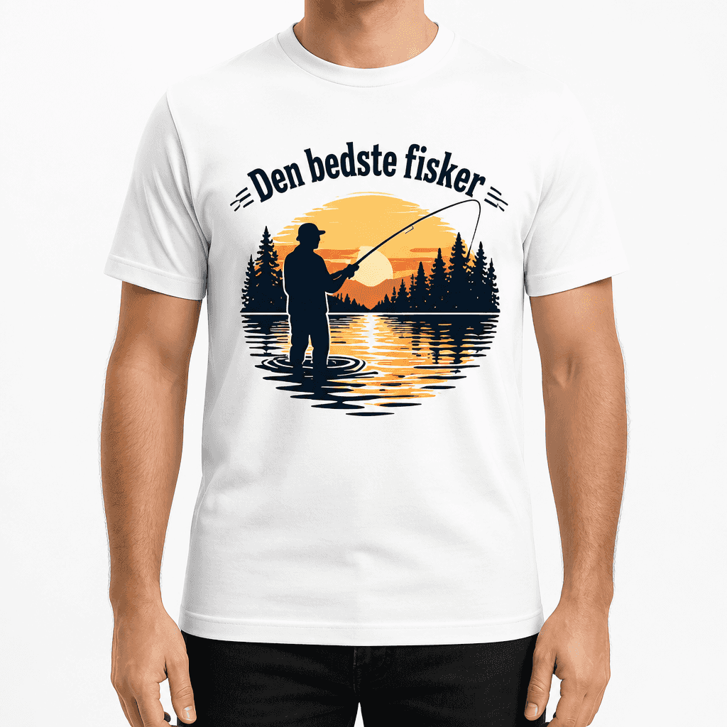 Fisker T-shirt – Den bedste fisker