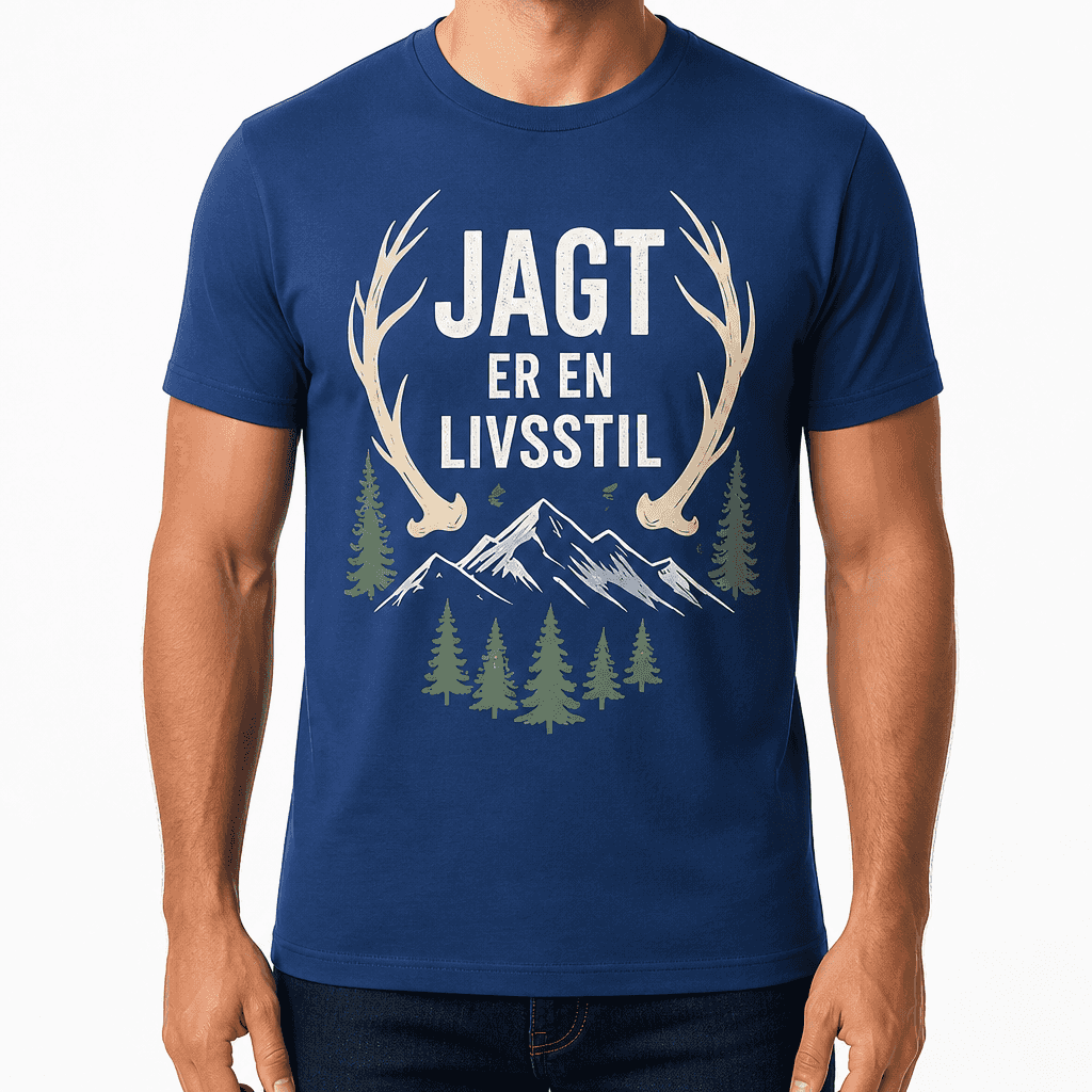 Jæger T-shirt – Jagt er en livsstil