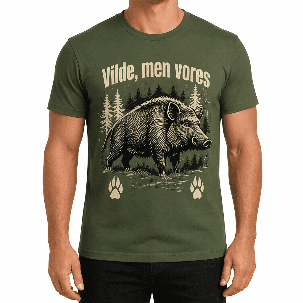 Jæger T-shirt – Vilde, men vores