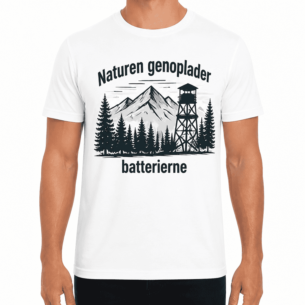 Jæger T-shirt – Naturen genoplader batterierne