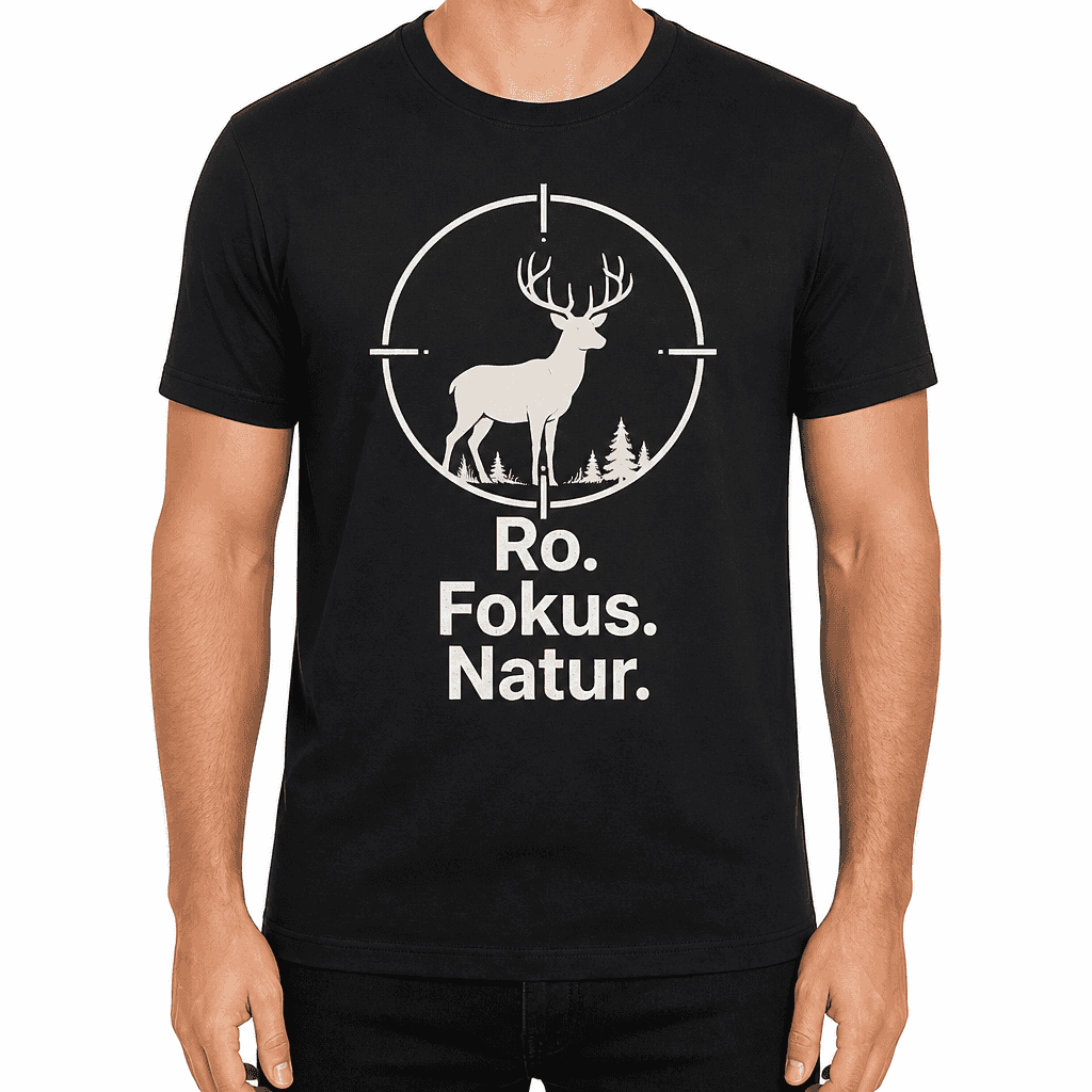 Jæger T-shirt – Ro. Fokus. Natur.