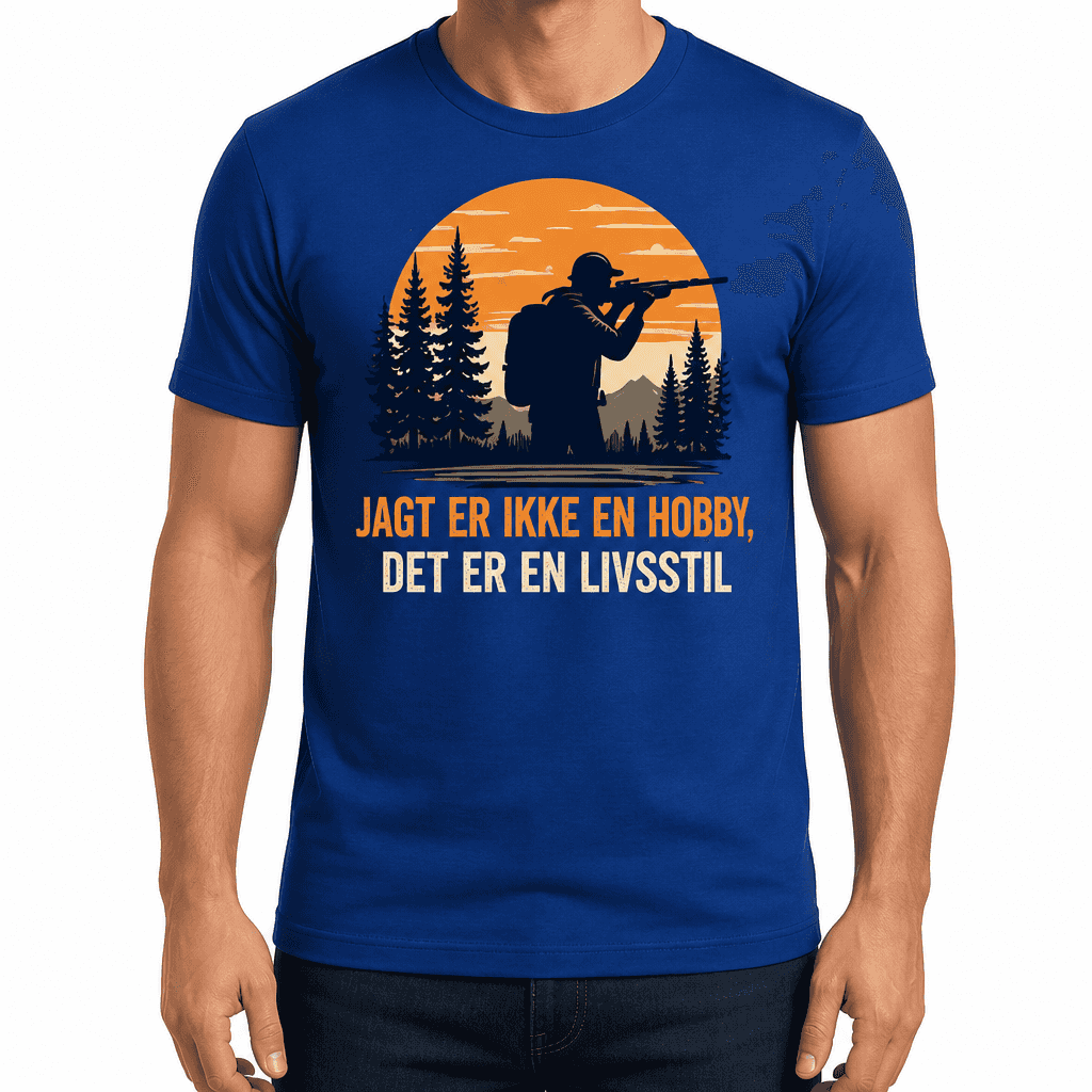 Jæger T-shirt – Jagt er ikke en hobby, det er en livsstil