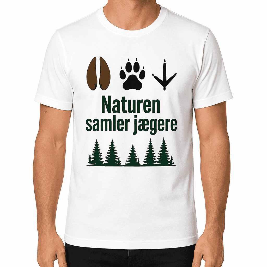 Jæger T-shirt – Naturen samler jægere