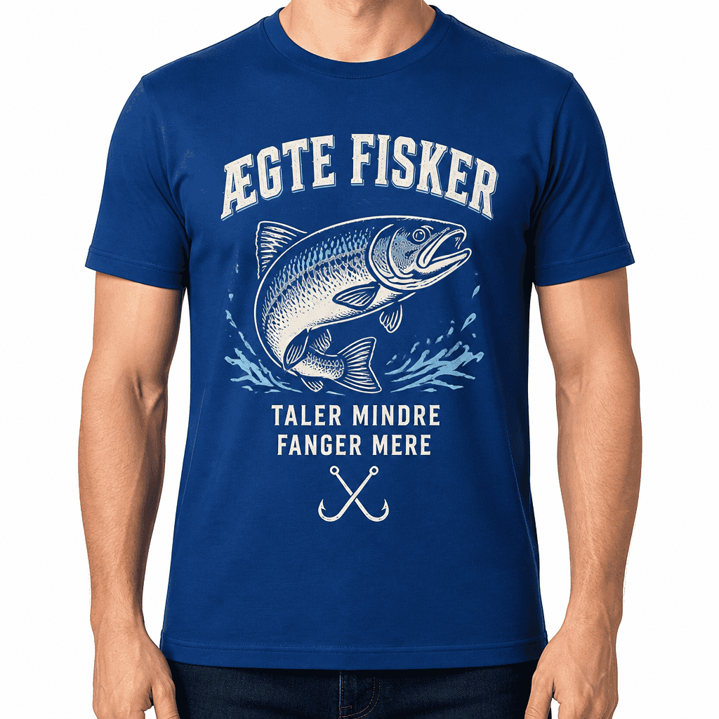 Fisker T-shirt – Ægte fisker