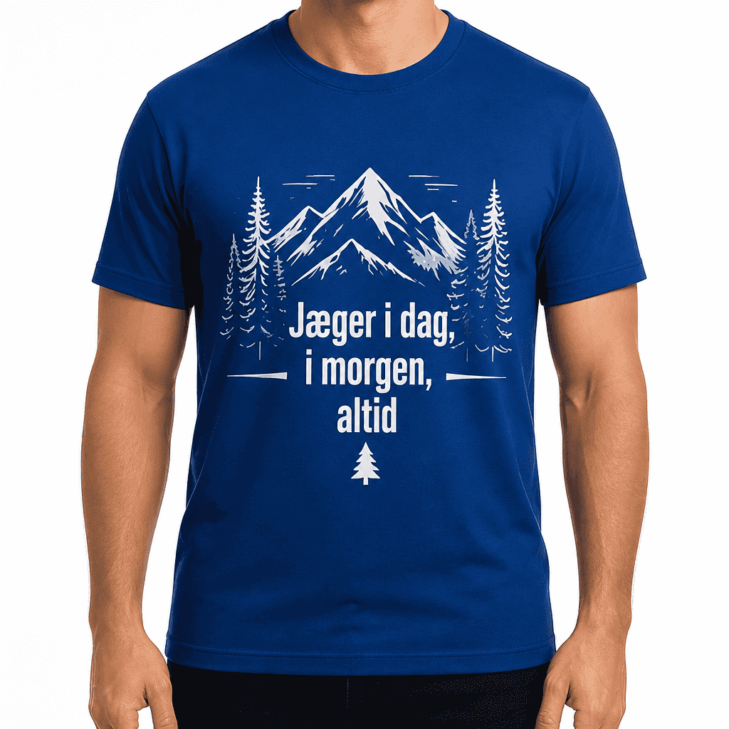 Jæger T-shirt – Jæger i dag, i morgen, altid