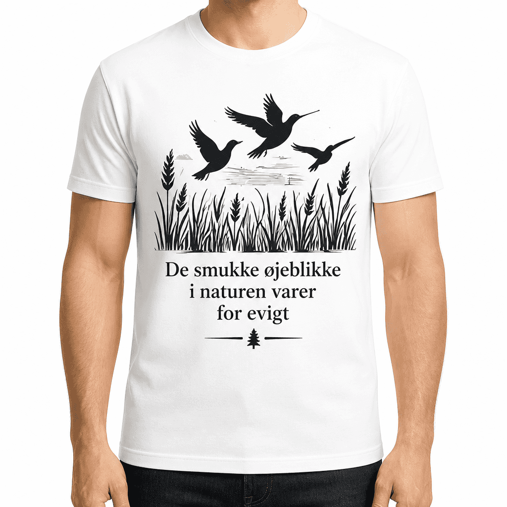Jæger T-shirt – De smukke øjeblikke i naturen varer for evigt