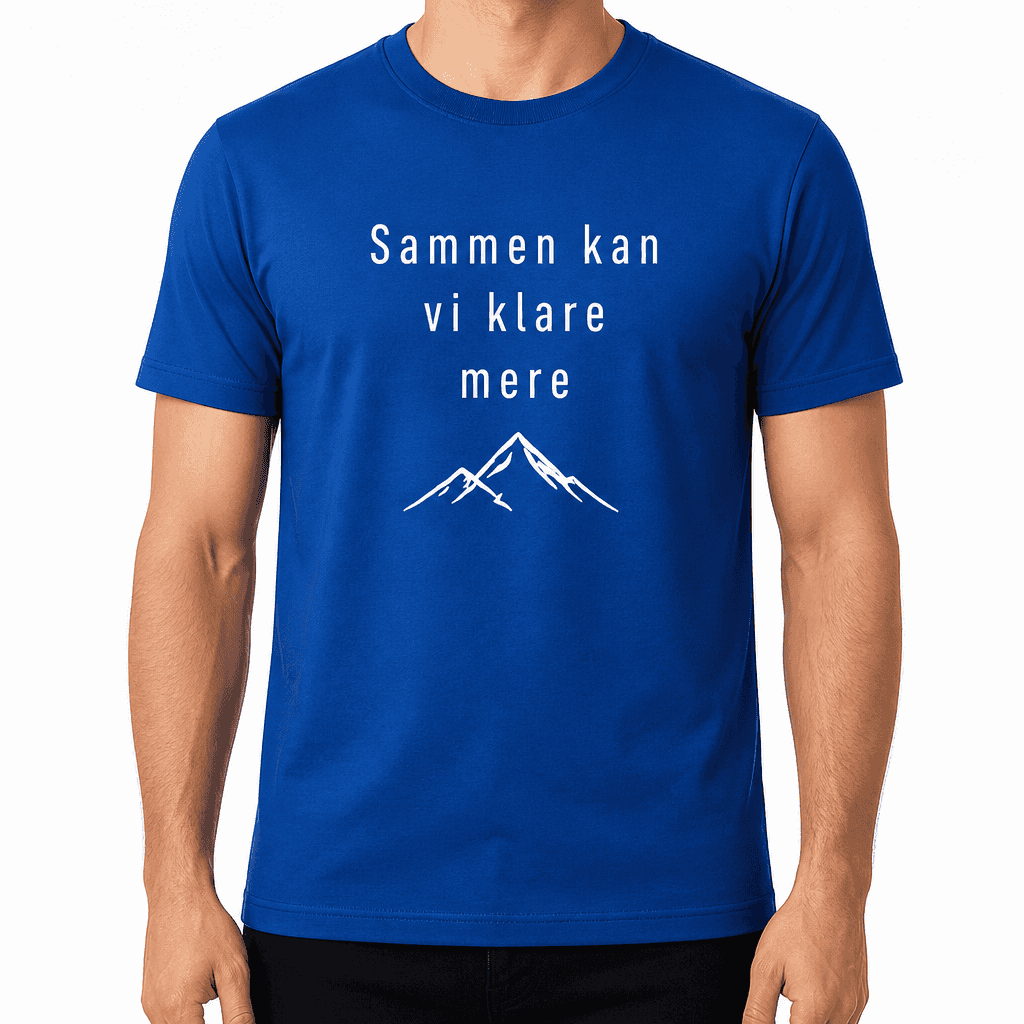 T-shirt til kollega – Sammen kan vi klare mere