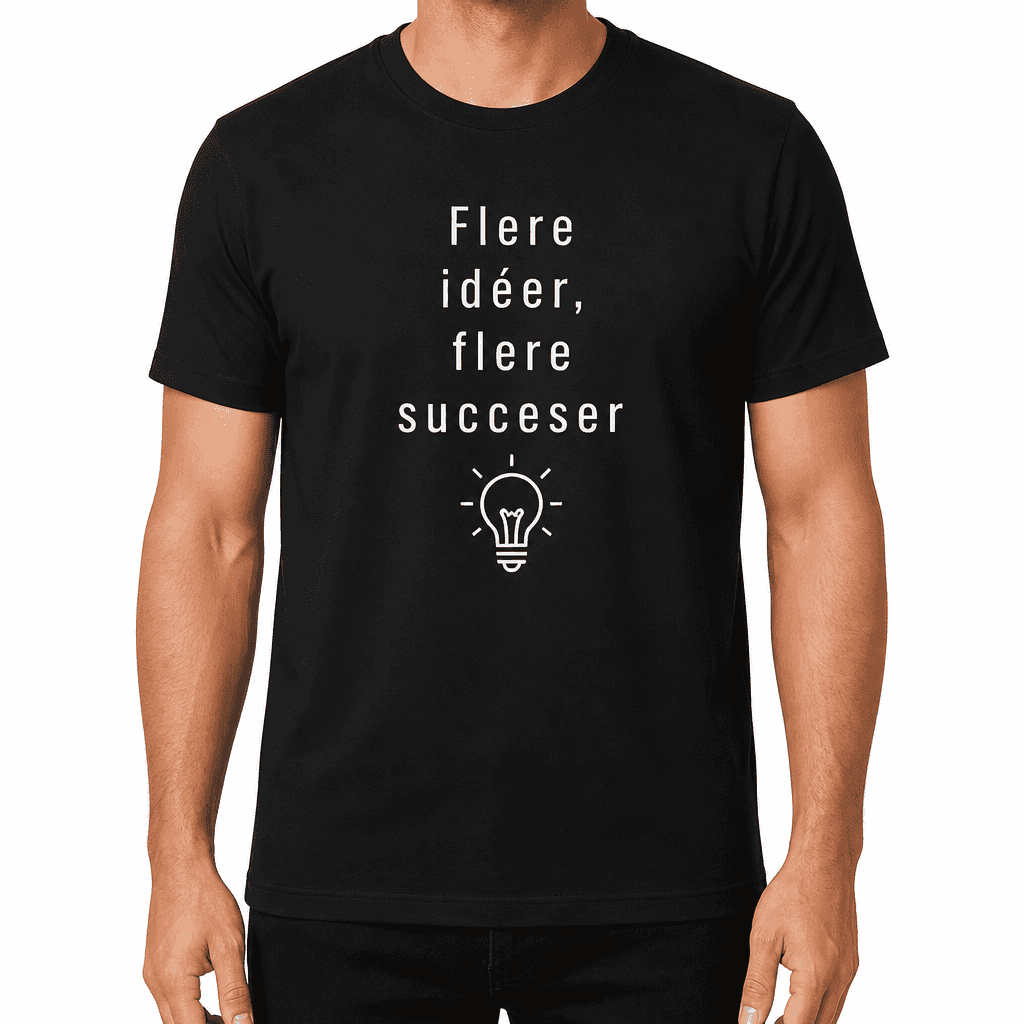 T-shirt til kollega – Flere idéer, flere succeser