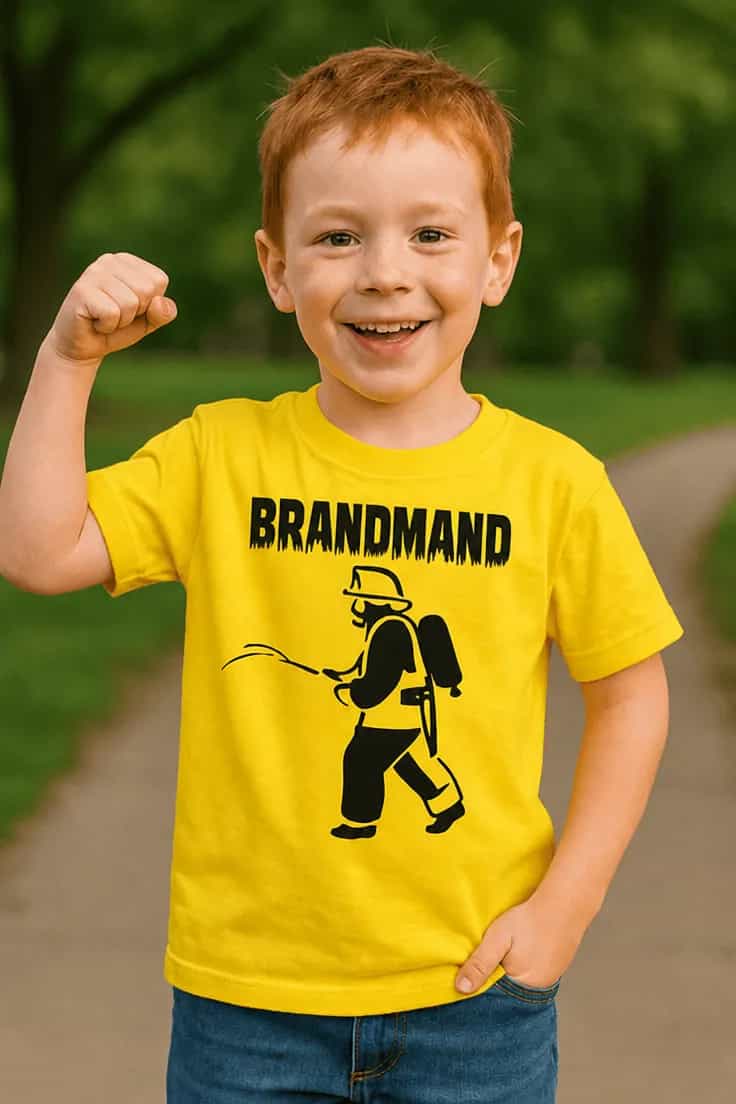 Børne t-shirt Brandmand – BRANDMAND