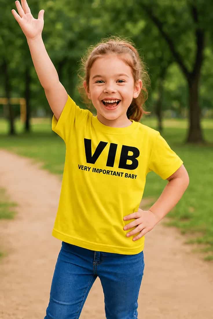 Børne t-shirt VIB VERY IMPORTANT BABY