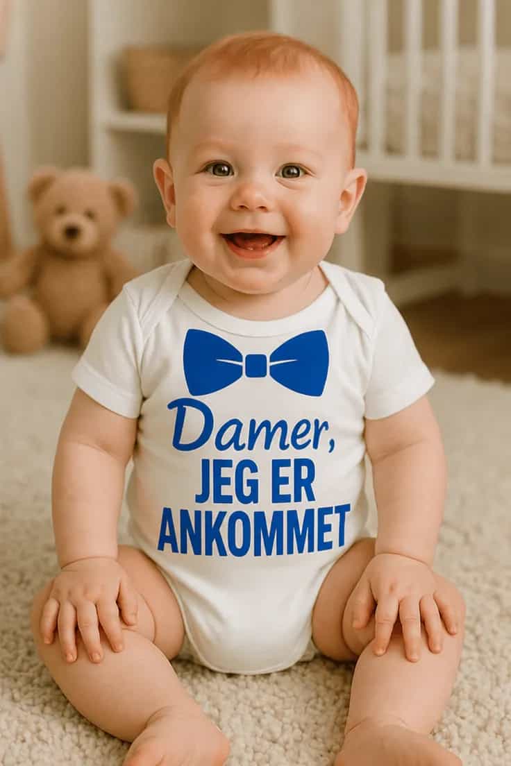 Baby-body Damer jeg er ankommet – JEG ER ANKOMMET
