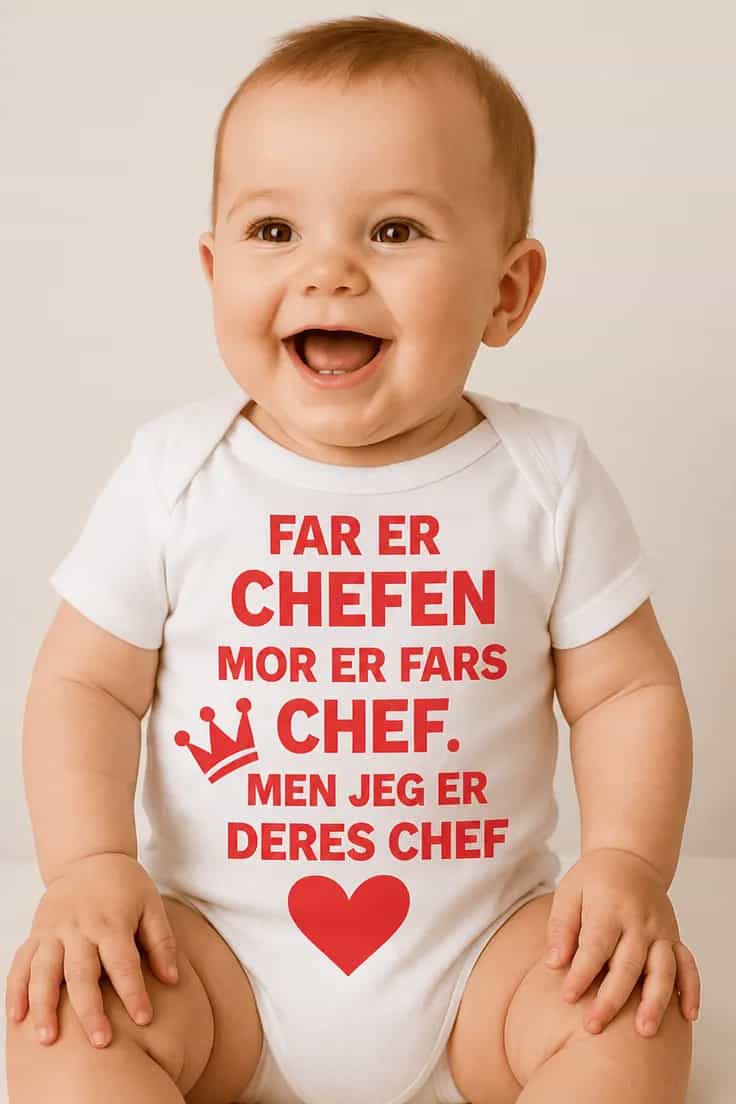 Baby-body Jeg er chefen – chef eller chefinde efter ønske