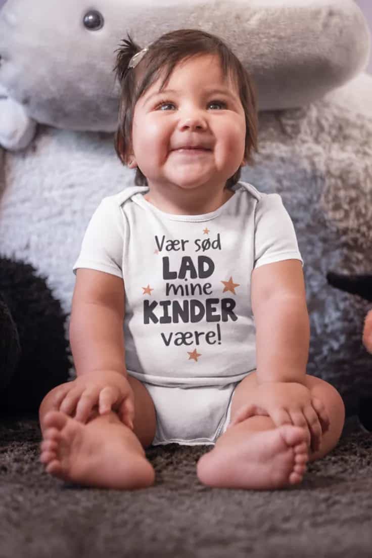 Baby-body Lad mine kinder være – Vær sød LAD