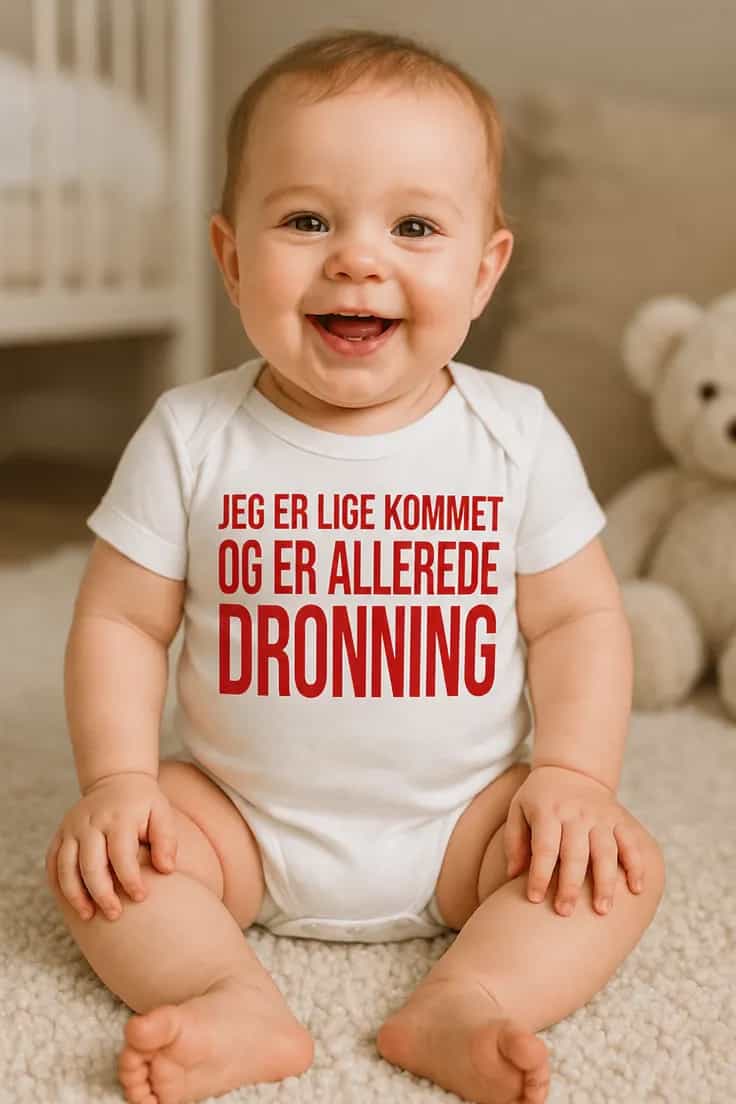 Baby-body lille dronning fra start – JEG ER LIGE