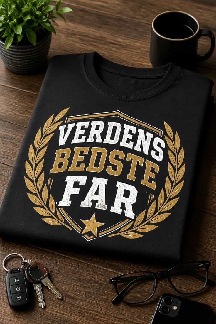Far t-shirt: Verdens bedste far