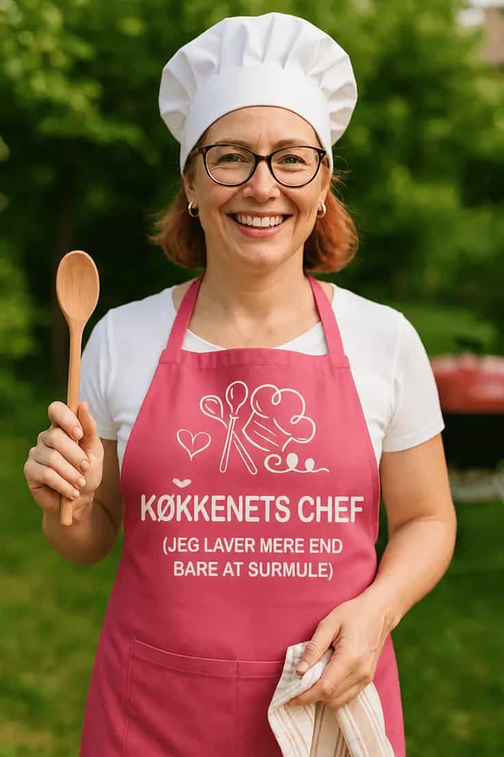 Forklæde køkkenets chef – KØKKENETS CHEF