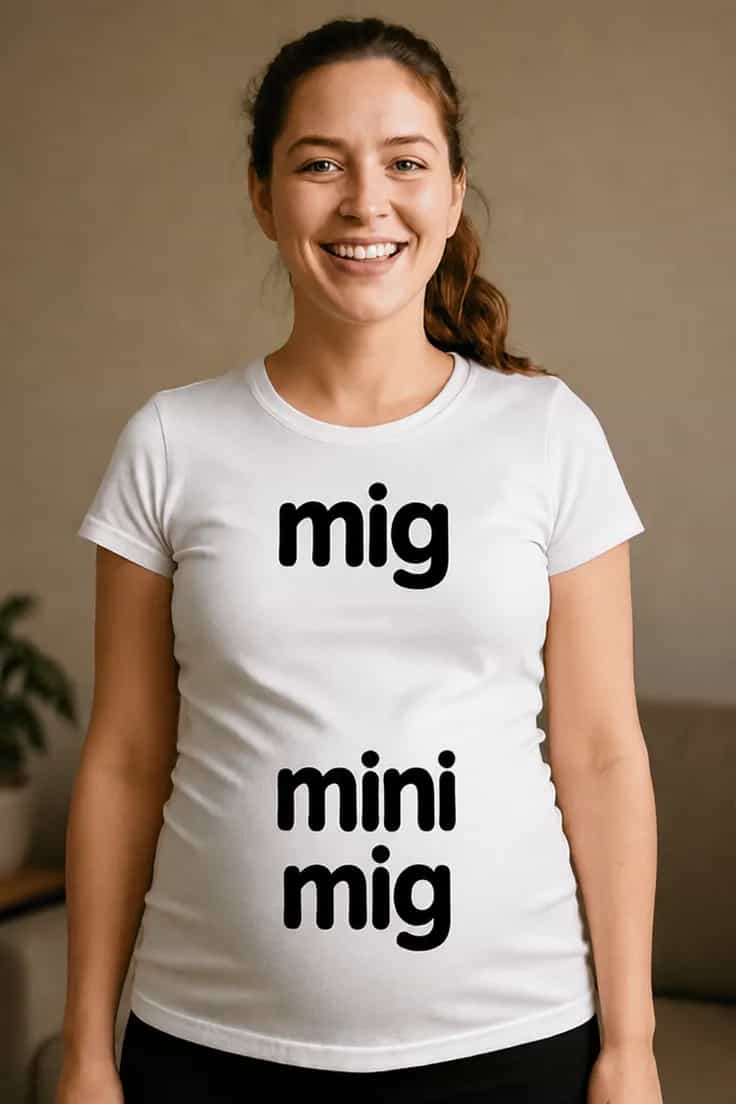 Gravid t-shirt Mig mini mig - mig mini mig