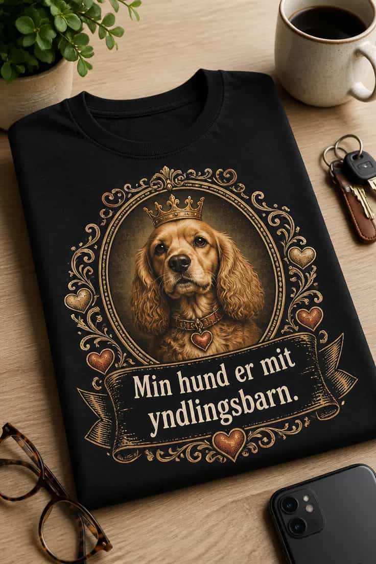 Hundetrøje – Min hund er mit yndlingsbarn