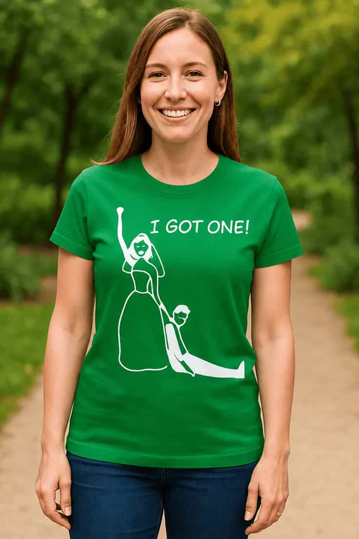 Sjov t-shirt Jeg har en - I GOT ONE!
