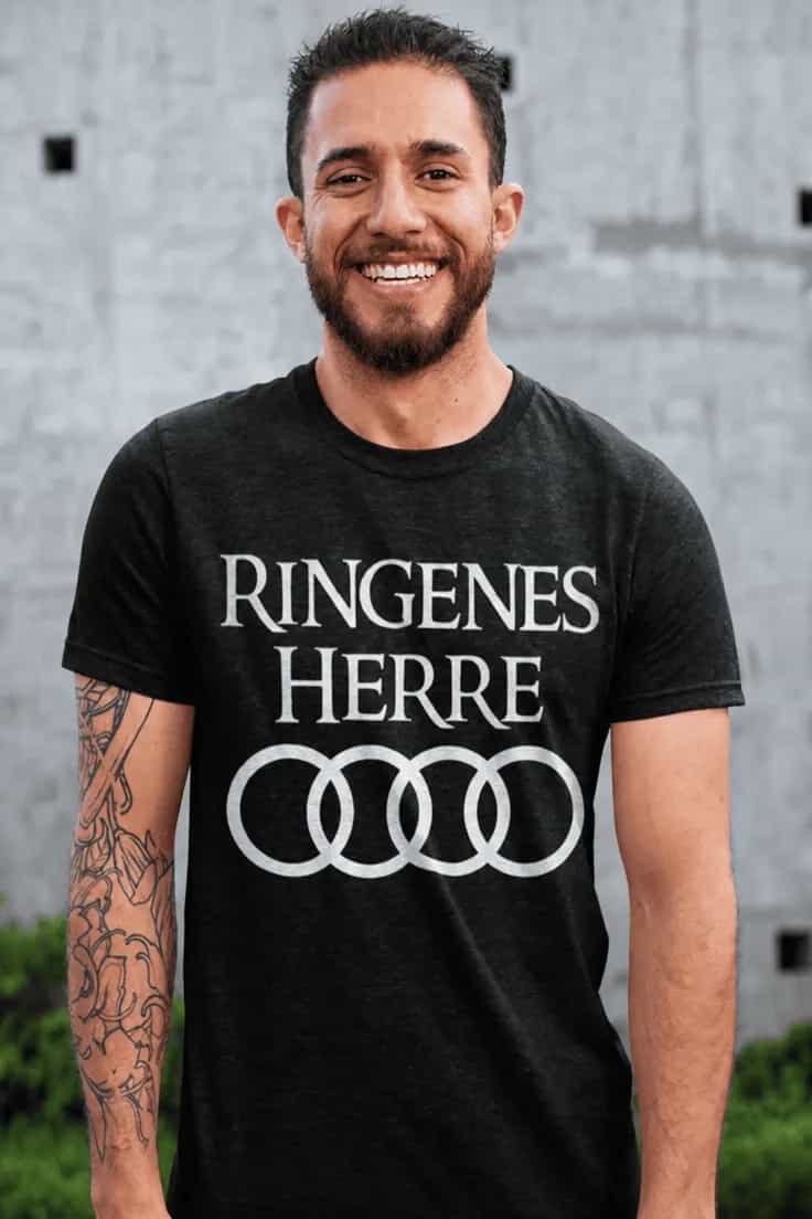 Sjov t-shirt Ringenes herre – RINGENES HERRE