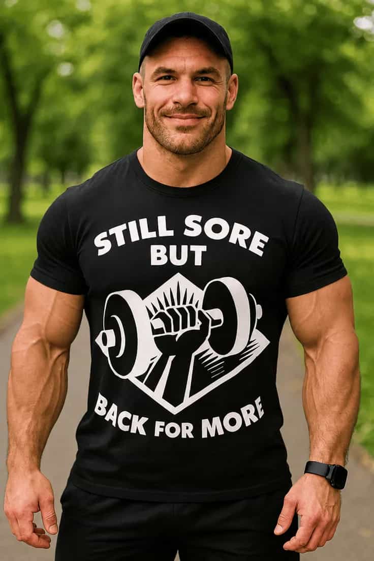 Sjov t-shirt Still sore træning | STILL SORE BUT BACK