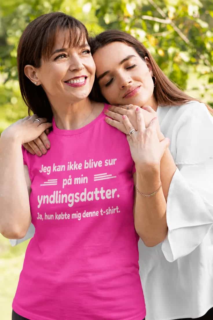 Sjov t-shirt Vred på yndlingsdatter