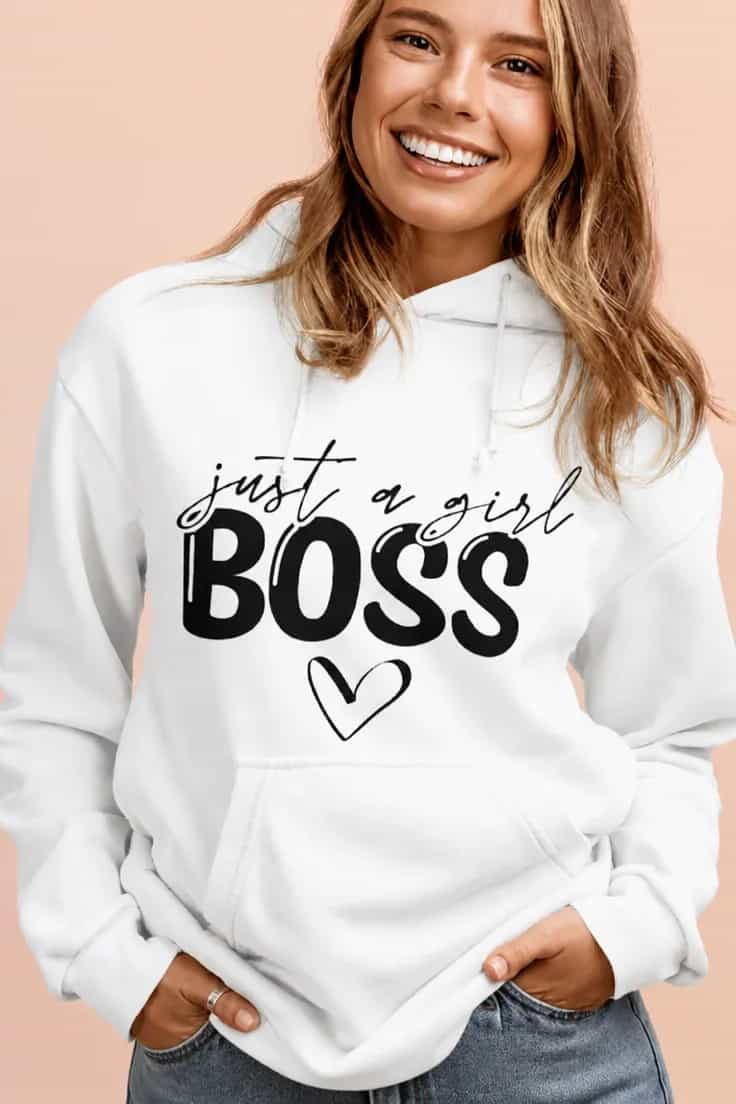 Sweater Bare en boss pige – just a girl BOSS