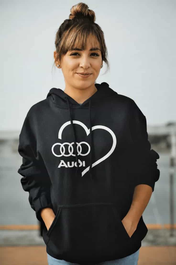 Sweater Jeg elsker mit bilmærke – bilmærke efter ønske