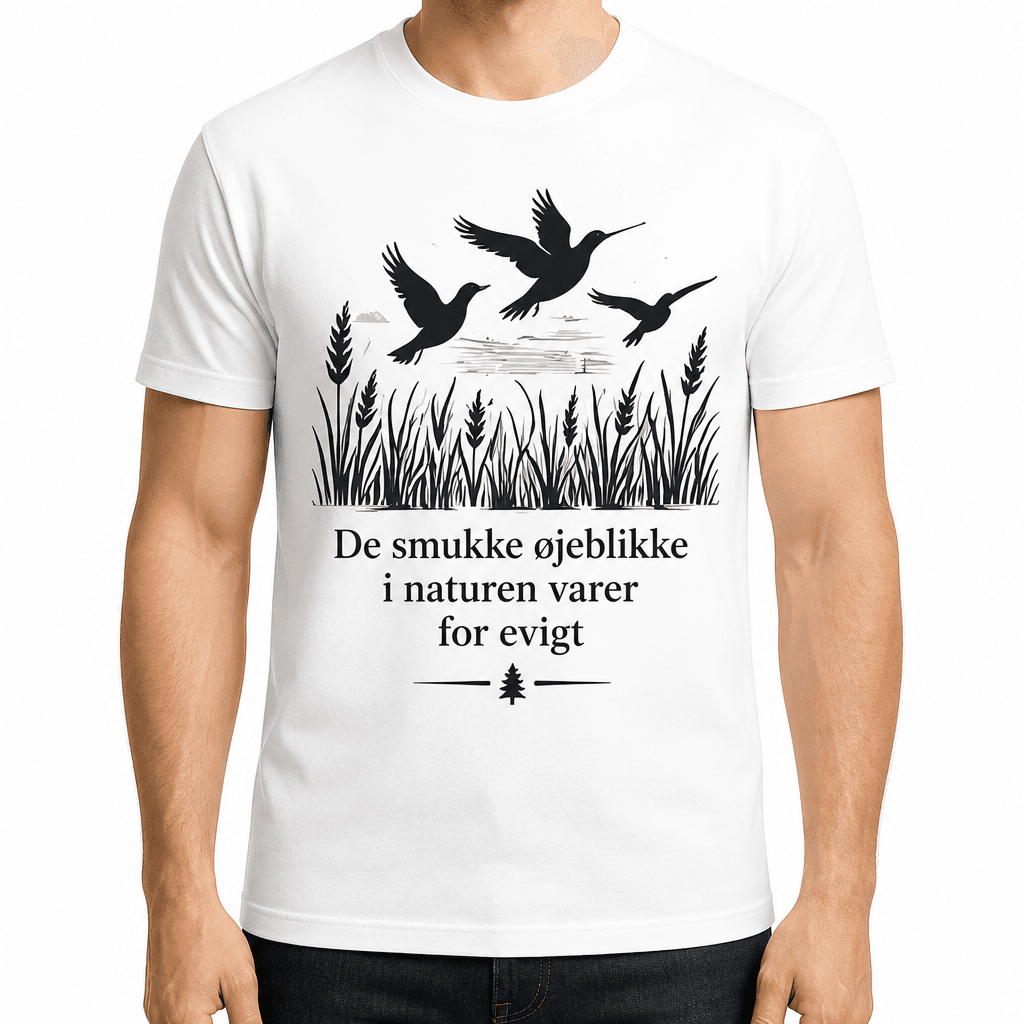 Jæger T-shirt – De smukke øjeblikke i naturen varer for evigt