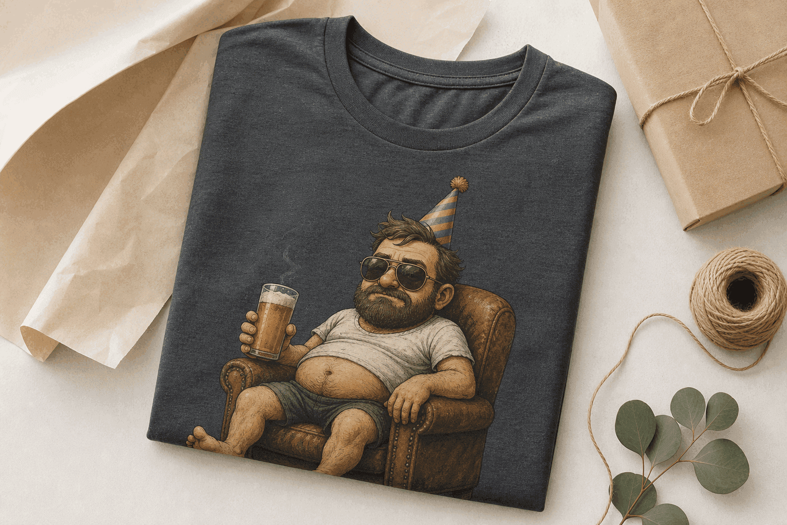Sjove t-shirts til hans fødselsdag: gaveguide