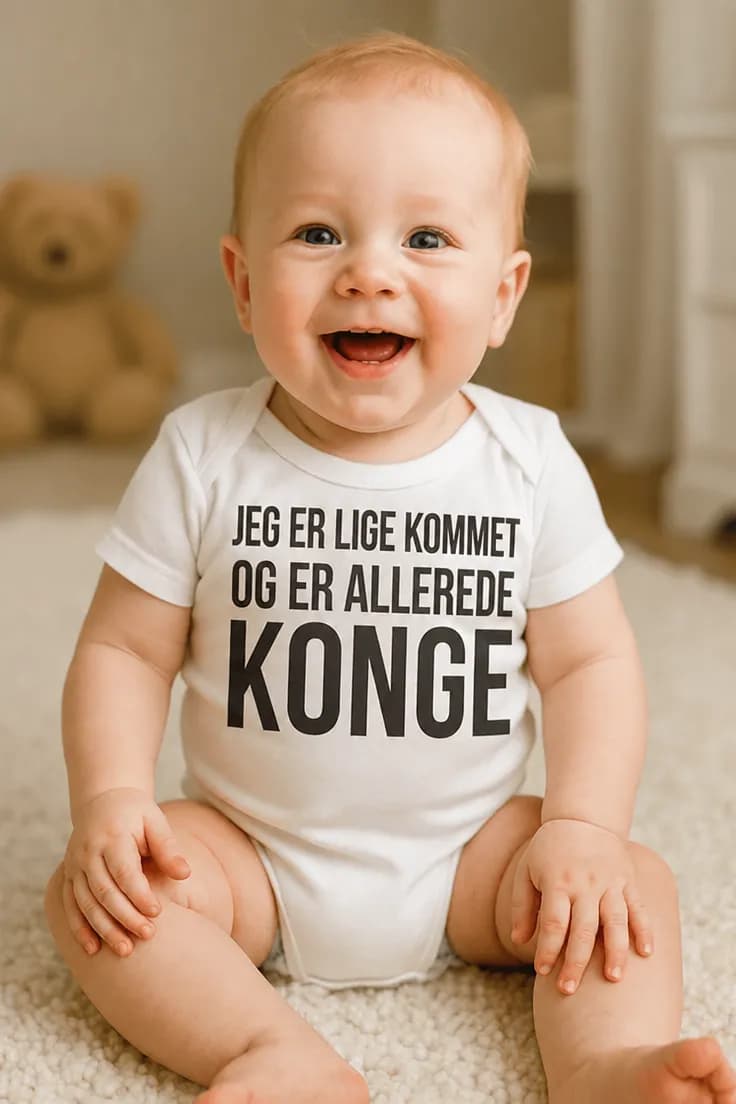 Baby-body Allerede konge – JEG ER LIGE KOMMET