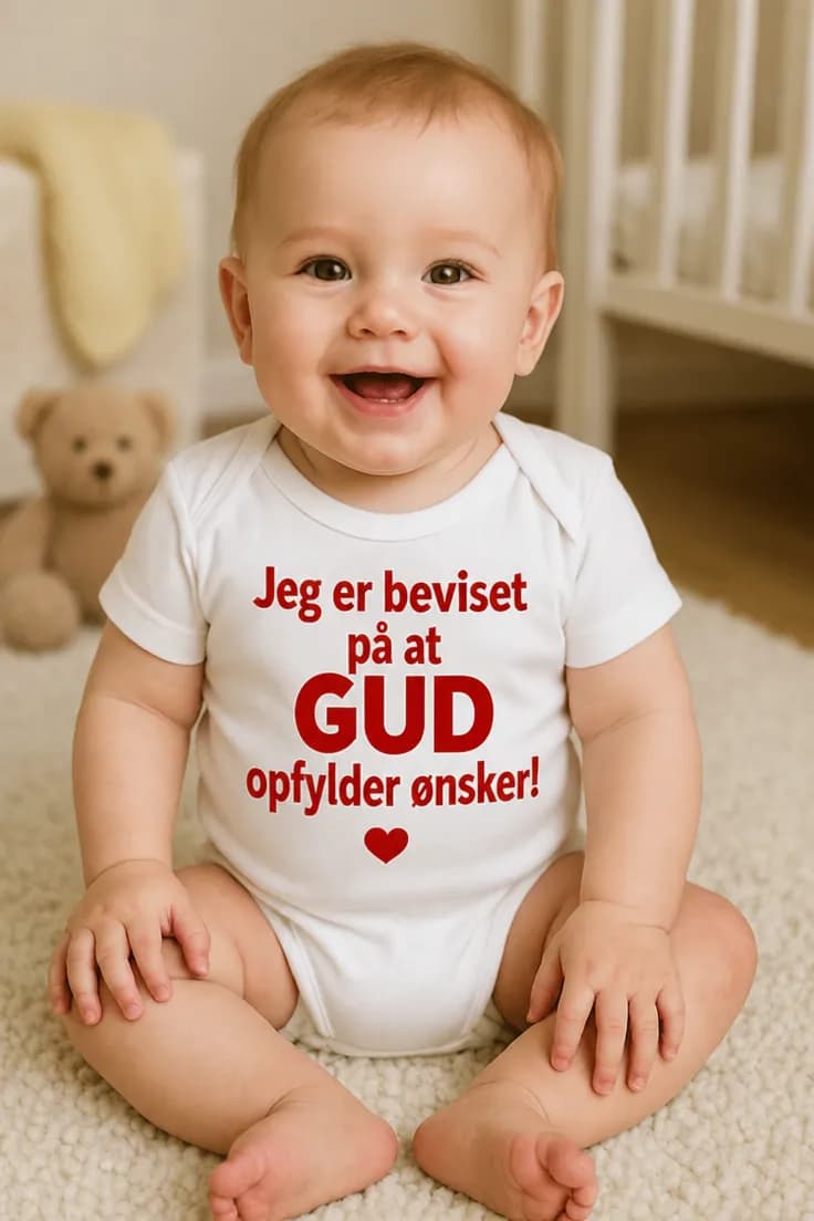 Baby-body Bevis på opfyldte ønsker | Jeg er beviset