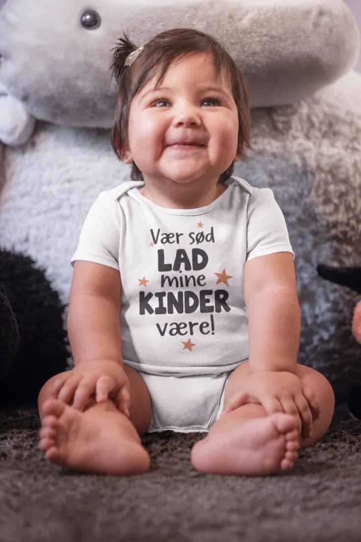 Baby-body Lad mine kinder være – Vær sød LAD