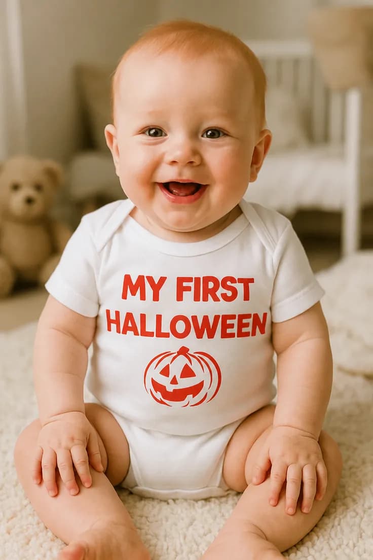 Baby-body Min første halloween - MY FIRST HALLOWEEN