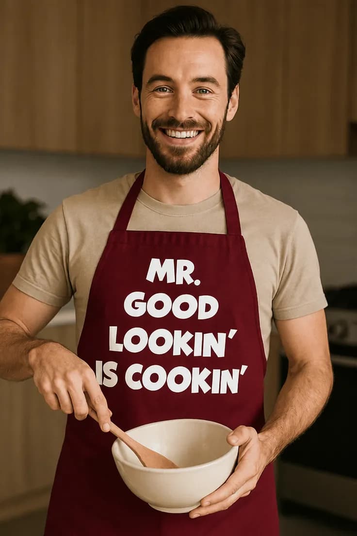 Forklæde Mr good lookin laver mad - MR. GOOD LOOKIN'
