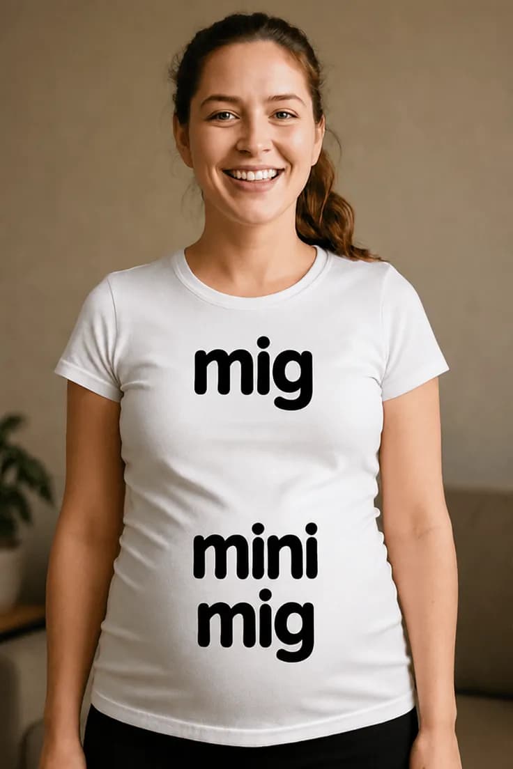 Gravid t-shirt Mig mini mig - mig mini mig