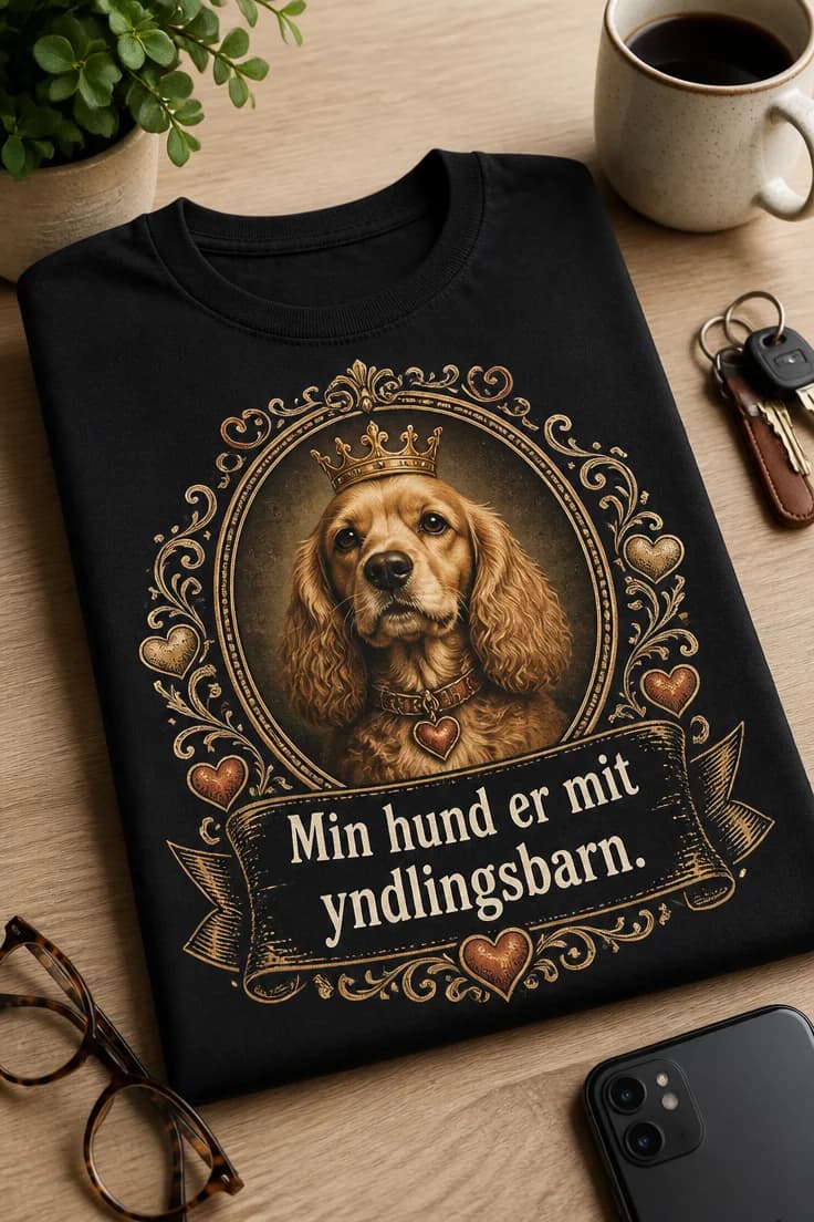 Hundetrøje – Min hund er mit yndlingsbarn