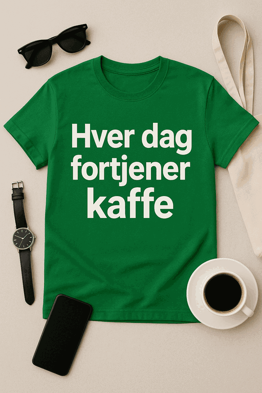 Hver dag fortjener kaffe T-shirt