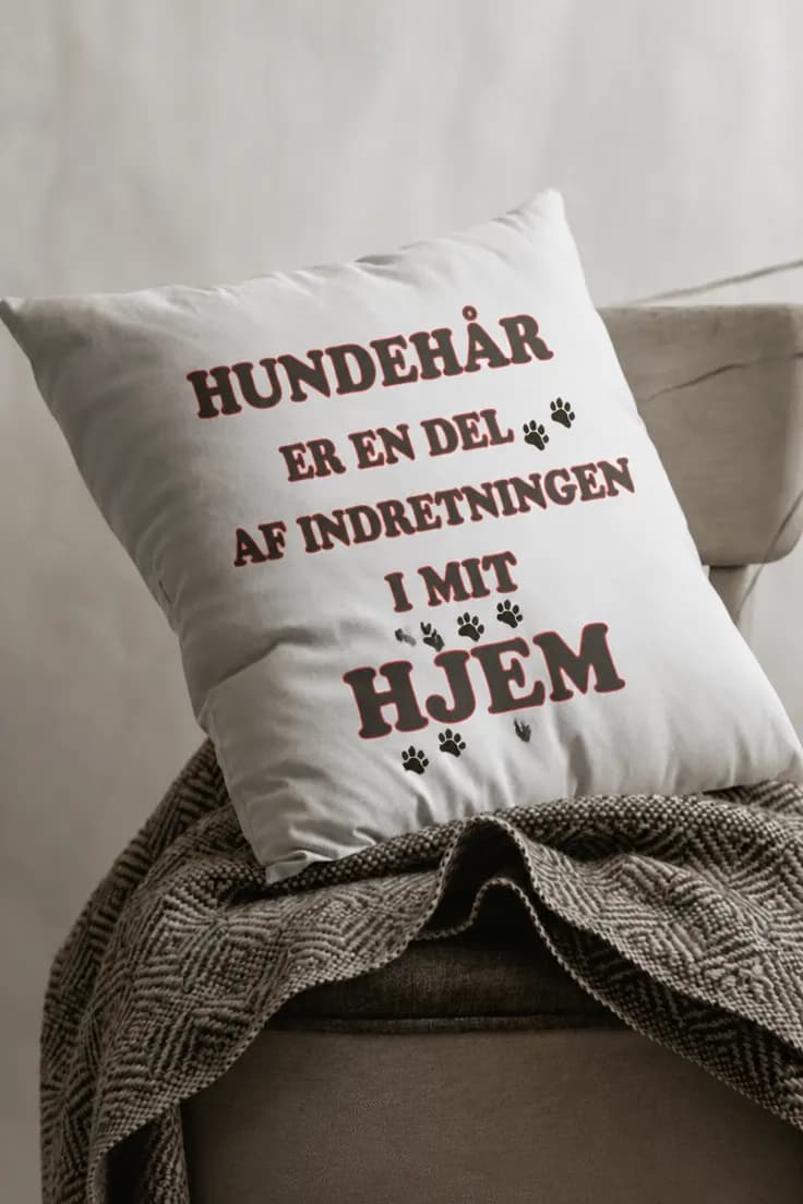 Pyntepude Hundehår i hjemmet – HUNDEHÅR