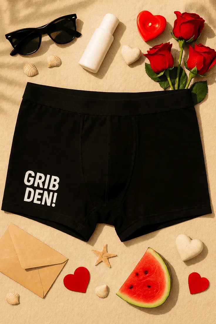 Sjove boksershorts Grib den – GRIB DEN!