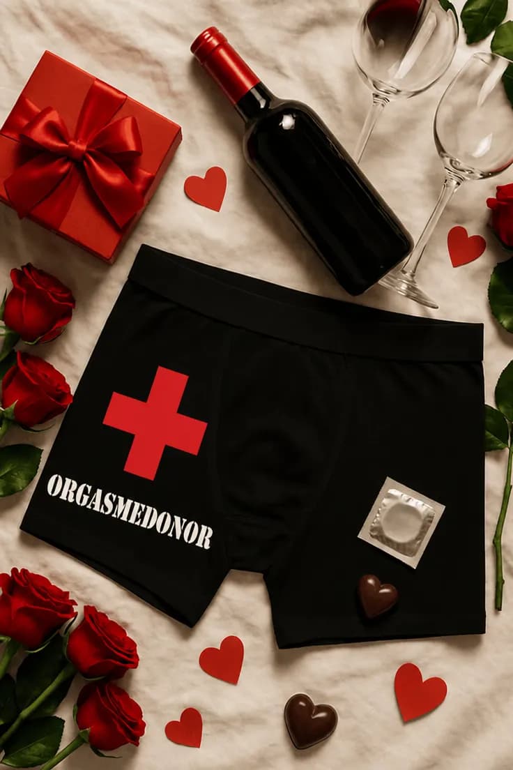 Sjove boksershorts Orgasmedonor – ORGASMEDONOR