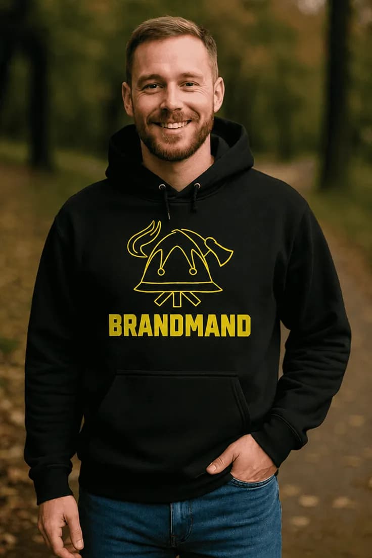 Sweater brandmand med hjelm – BRANDMAND