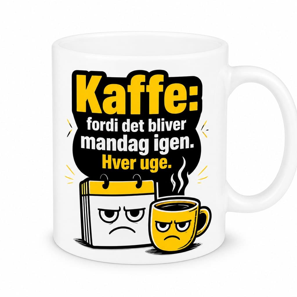 Kaffekrus med Kaffe: fordi det bliver mandag igen. Hver uge.