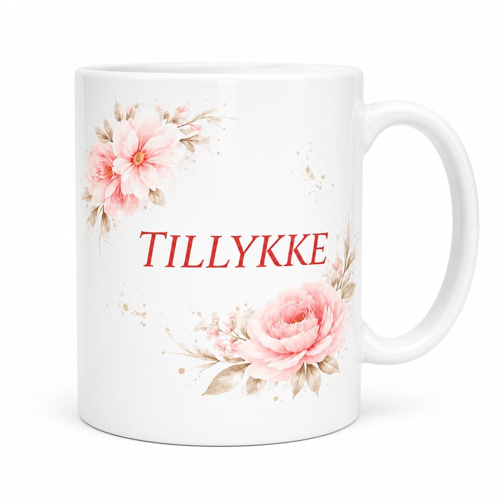Sjovt krus Tillykke