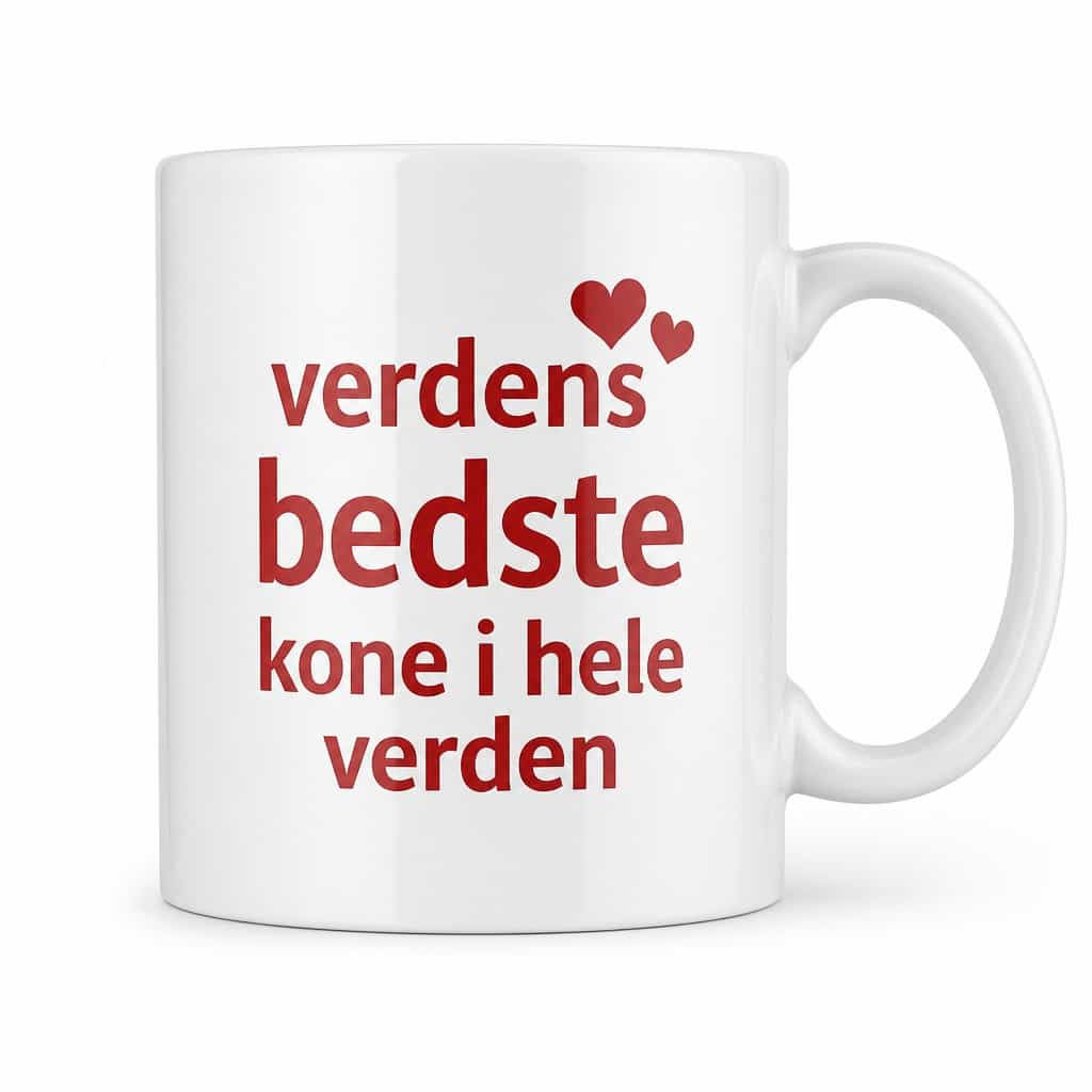 Sjovt krus Verdens bedste efter ønske