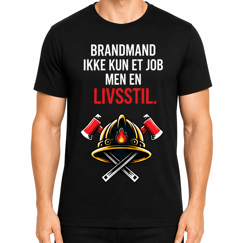 Brandmand T-shirt – Brandmand ikke kun et job men en livsstil.