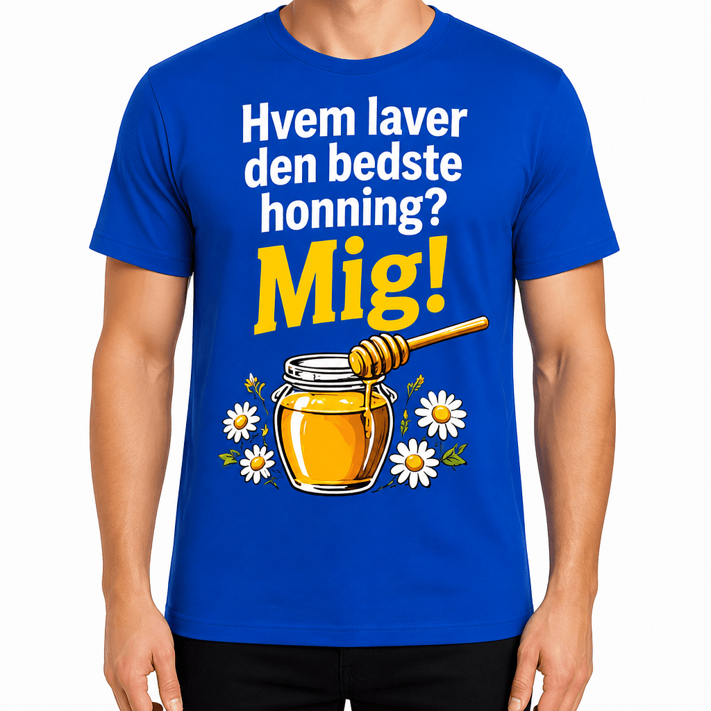 Biavler T-shirt – Hvem laver den bedste honning? Mig!