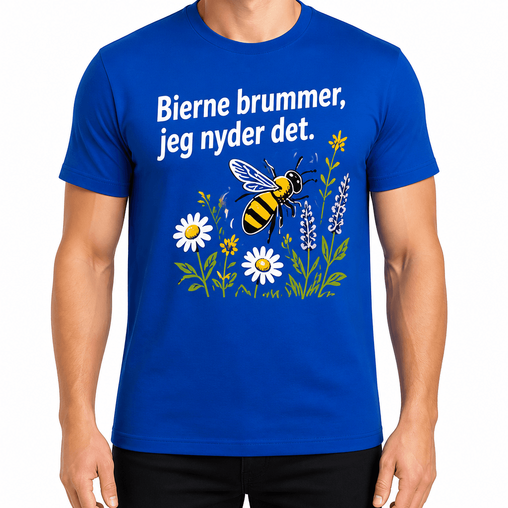 Biavler T-shirt – Bierne brummer, jeg nyder det.