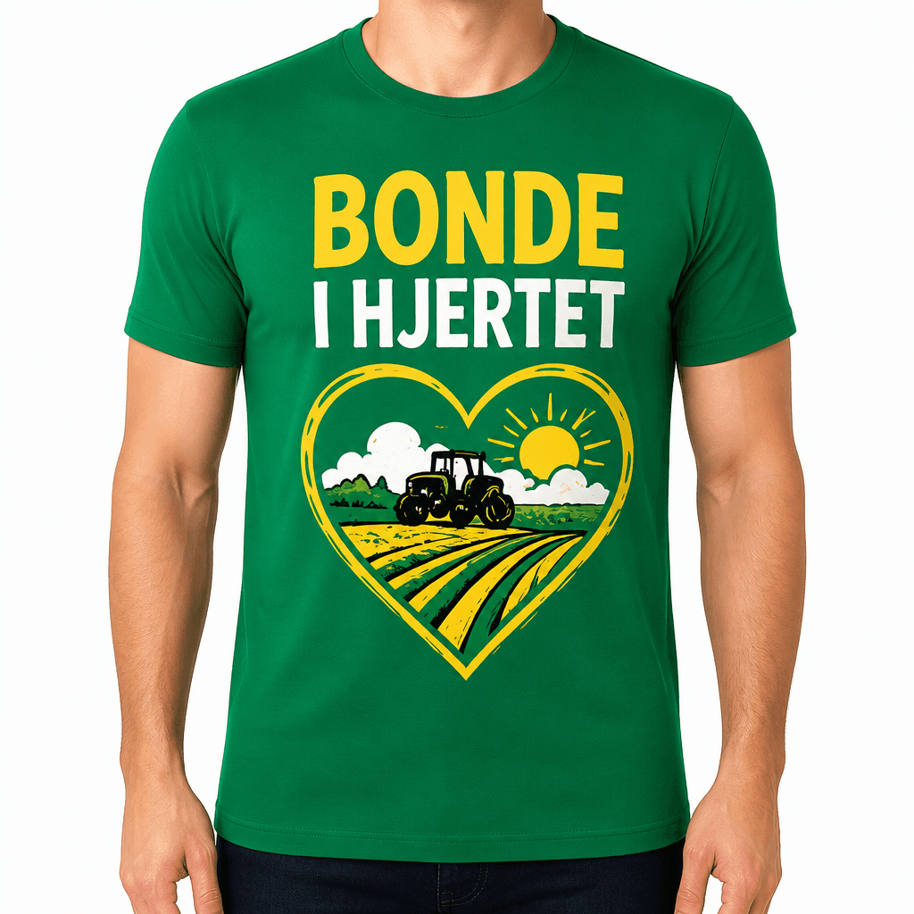 Landmand T-shirt – BONDE I HJERTET